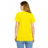 Damska koszulka T-shirt 100% miękka bawełna żółta roz. S